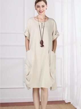 minibee women's ruffle oversize casual midi dresses with pockets Amazon.com: Minibee: Women's Dress